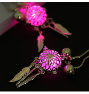 LOVERING - Nipple Clips With Bells (Pink Light) 